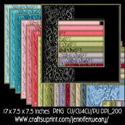 Butterfly Side Border Frames-Glittering