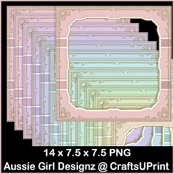 Beautiful Golden Border Frames-Candy Floss