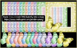 Lace Butterfly Frames-Spring Light