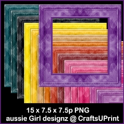 swirls Galore frames-Exotic