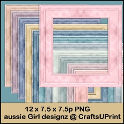 swirls Galore frames-Elegant Neutrals