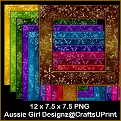 All Sort Snowflake Plain Frames-Merry Bright