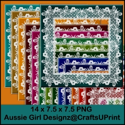 Butterfly Lace Frames-Autumn Fall