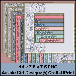 Butterfly side border Frames-Frozen Berries