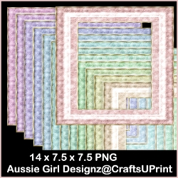 26 Candy Floss Frames