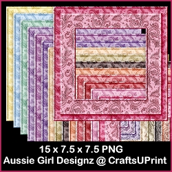 Double Paisley Frames-Sweet