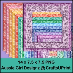 Double Paisley Frames-summer
