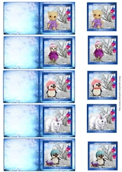 Winter Friends gift tags 2