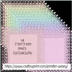 Candy Floss 4 Mats Pastel