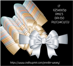 Metal Wrap Around Bows