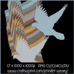 Metal Flying Doves