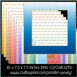 Ombrae Textured Frames 7 Tranquil Days