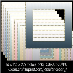 Ombrae Textured Frames 5 Neutral