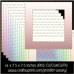  Ombrae Textured Frames Candy Floss