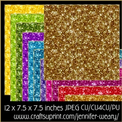 Christmas Glitters-Merry & Bright Backgrounds 2