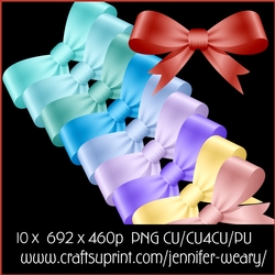 Jolly Christmas Bows 4