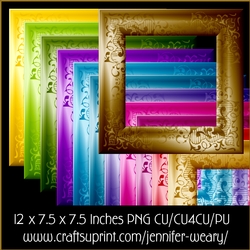 Merry & Bright Frames 12