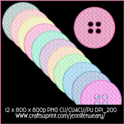 Dreamy Buttons-Paisley