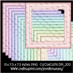 2 Candy Floss Frames