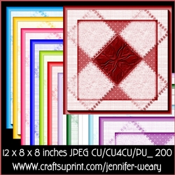 Birthstone Backgrounds 4b 8x8