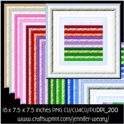 Moulded Gold Frames-Christmas Time