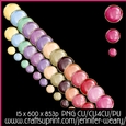 3 Pearls Gold Borders-Sweet
