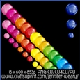 3 Pearls colorful