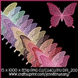 Glittering Butterfly Pearls-Sweet