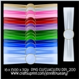 Ribbon Wraps with Brads-Christmas Time