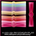 Ribbon Wraps with Brads-Sweet