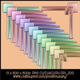 Corner Rose Sets-Corners Plain Candy Floss B