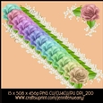 Corner Rose Sets-Roses Candy Floss B