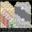 Dots n Lace A5 Mats-Cozy