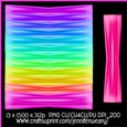 Ribbon Wraps-Neon Rainbow