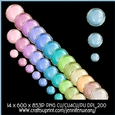 3 Pearls Gold Borders-Cute