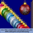 Christmas Baubles Bows-Christmas Time 2