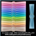 Ribbon Wraps with Brads-Cute