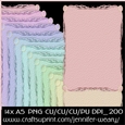 Brad Corner A5 Mats-Candy Floss