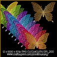 Glittering Butterfly Pearls-Merry Bright