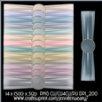 Ribbon Wraps with Brads-Neutral