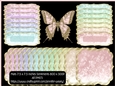  Snowy Mats n Tag Sets-Candy Floss