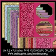 Butterfly Octogon S Border Frames-Sweet