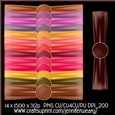 Ribbon Wraps with Brads-Cherry Blossoms