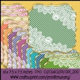Dots n Lace Mats-Easter