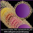 Gold Fancy Edged Mats-Exotic
