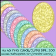 Glassy Glitter A5 Mats-Spring Light