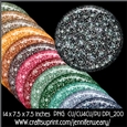 Glassy Glitter mats-Cozy