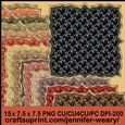 Gold Edged Accent Mats-Wodlands