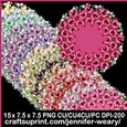 butterfly Round Mats-Sweet