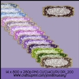 Lavender Glitter Sentiments